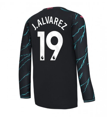 Manchester City Julian Alvarez #19 Tredje trøje 2023-24 Lange ærmer